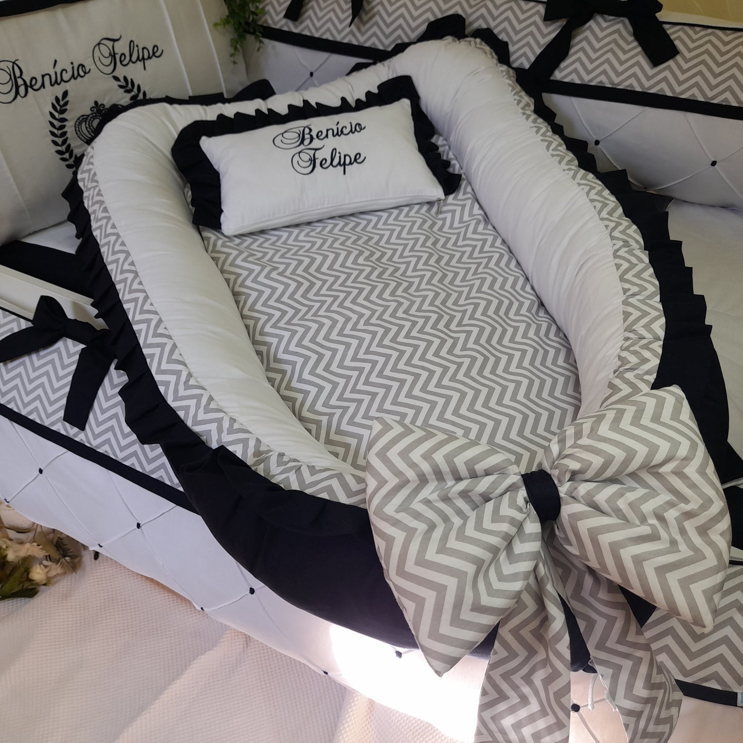 Kit Berço Principe Personalizado 9 Peças