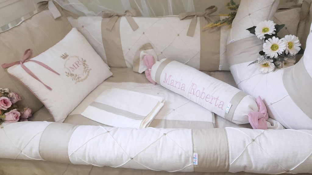 Kit Berço Rainha Personalizado 9 Peças