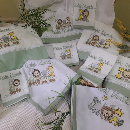 Kit Maternidade Zoológico 6 Peças